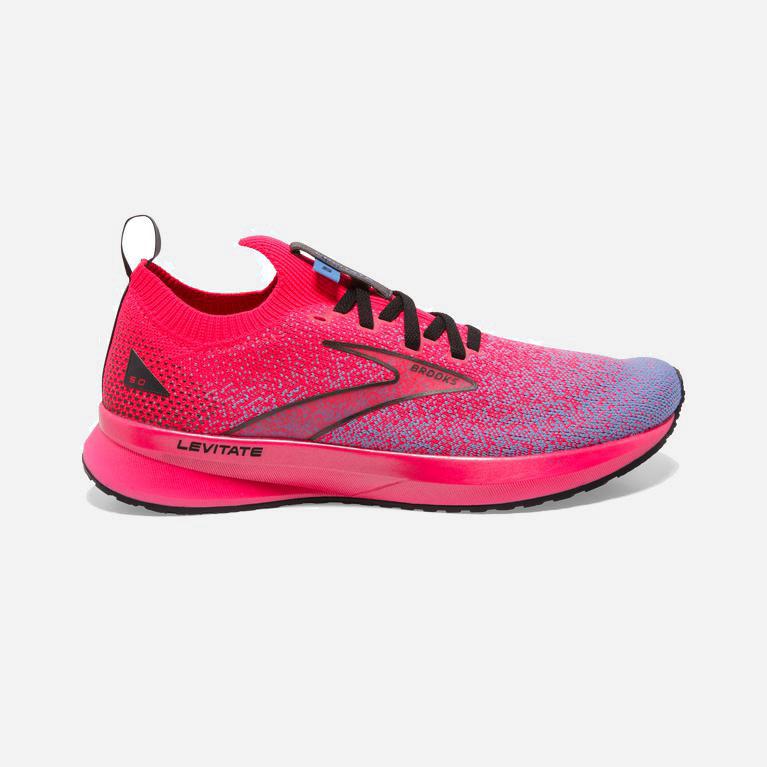 Brooks Levitate Stealthfit 5 Israel - Women's Energy Return Road Running Shoes - Diva Pink/Cornflowe